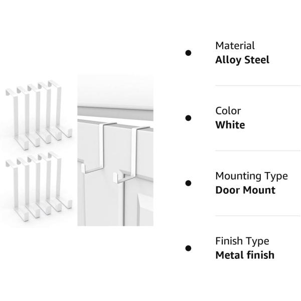 1-2 мм толщины Z-образный над дверью крючок дверной вешалки для виселицы одежды и обуви