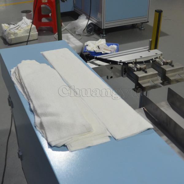 CCC одобрил ультразвуковой автомат для резки 5.5kw ткани для Mop Microfiber Rolls