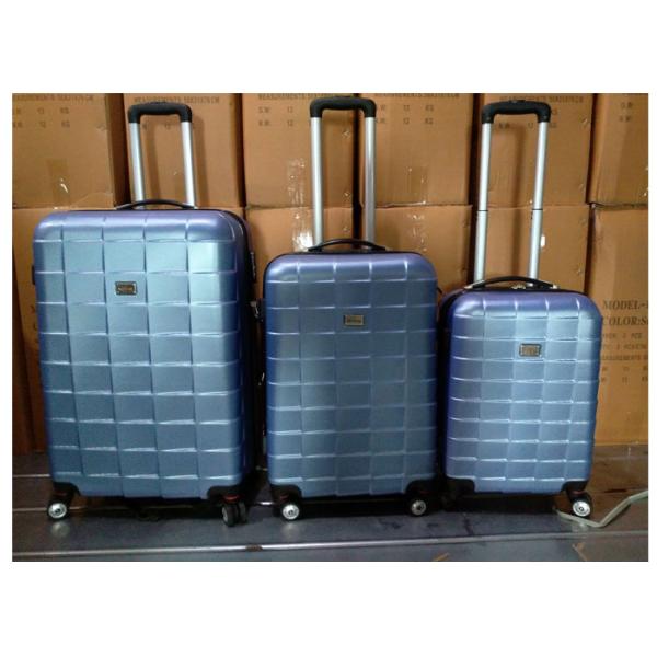 Fashionable ABS Trolley Luggage Carry On , Trolley Suitcase Set With Iron Trolley