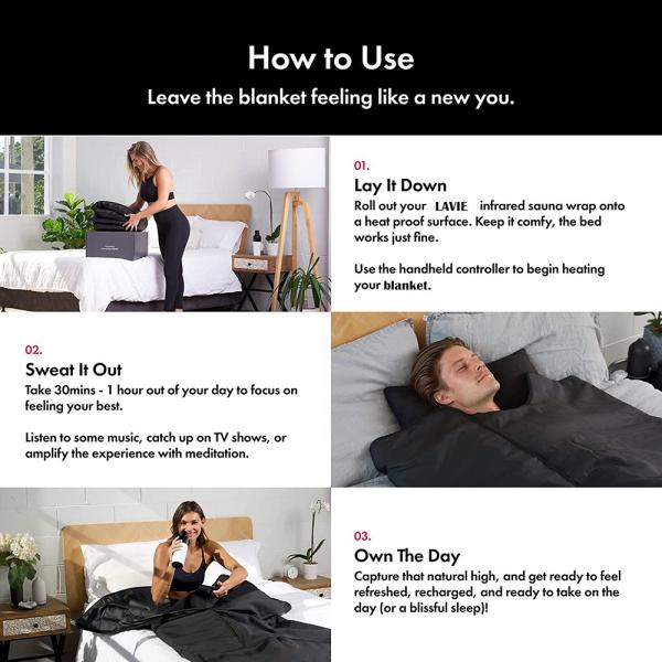 110V-240V Professional Infrared Thermal Blanket Sauna for Fat Burn and Weight Loss