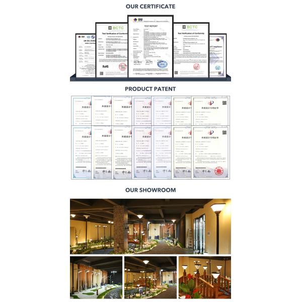 управление светом уличных светов Ip65 12W 18W 24W солнечное приведенное в действие водоустойчивое для парка сада