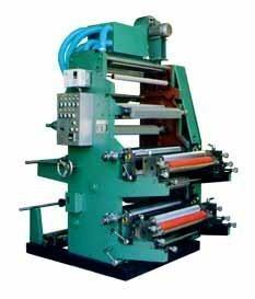2 Color Flexo Printing Machine Accurate Registration / Clear Printing