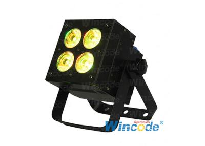 4×10W RGBL 4 em 1 LED Par Light, LED Flat Par Light, LED Uplight para Eventos de Dj de Casamento