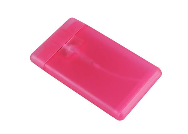 Résistant chimique vigoureux de carte de crédit de bouteille rose transparente de jet