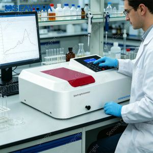 Single Beam Visible Spectrophotometer VA-300C with 2nm Bandwidth and 320-1100nm