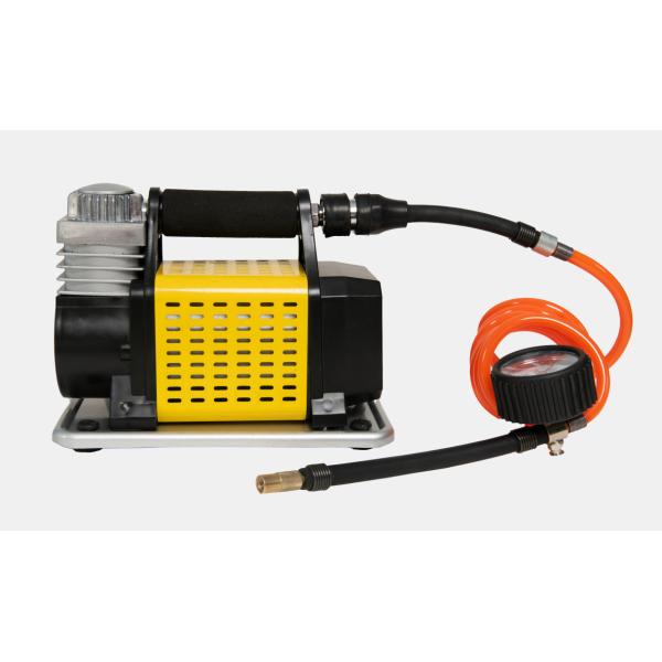 Металлический DC12V портативный автомобильный нагнетатель шин с металлическим датчиком давления и шлангом