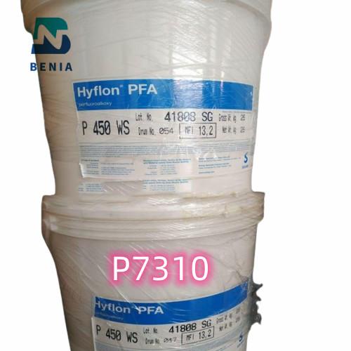 Solvay PFA Hyflon P7310 Perfluoropolímeros/PFA Pellet virgem/Pó em estoque