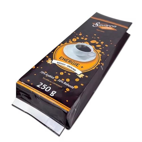 Настроенные пакеты боковой прокладки влагостойкие кофейные пакеты стоять вверх пакеты чайные пакеты