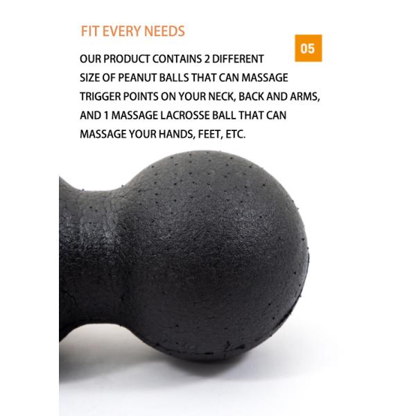 24CM Adjustable EPP Peanut Foam Roller Ball For Back Massage Roller Body Buliding