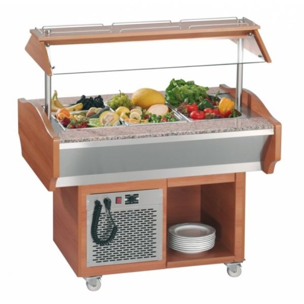 Catering Buffet Station Commercial Refrigerator Equipment Fruit Display Salad Bar
