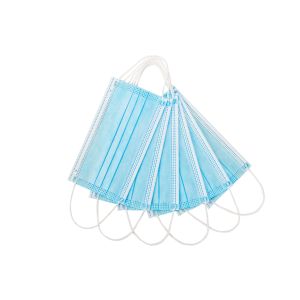 ASTMF2100 Level-3 3ply Disposable Blue Surgical Mask With Earloop