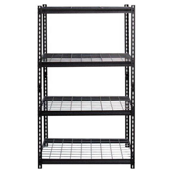 Maximize Space with 5 Tier Metal Shelving Unit Garage Storage Shelves