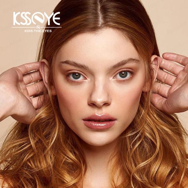 KSSEYE Glutinous Dolly Black Circle Lenses Contacts For Big Eyes