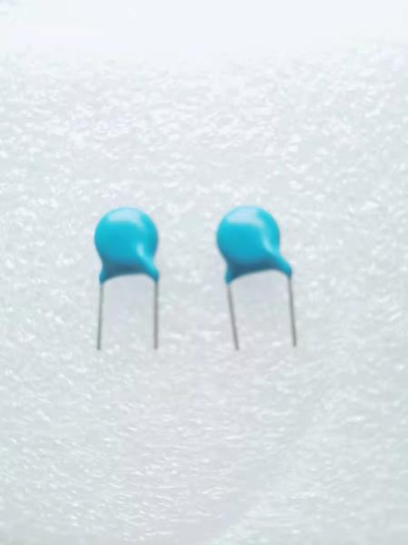Durable Y2 1000 Pf Ceramic Disc Capacitor , Multifunctional Blue Ceramic Capacitor
