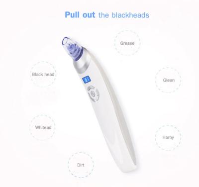Rechargeable Electric Pore Cleanser Facial Extractor With 4 Adjustable Suction Levels