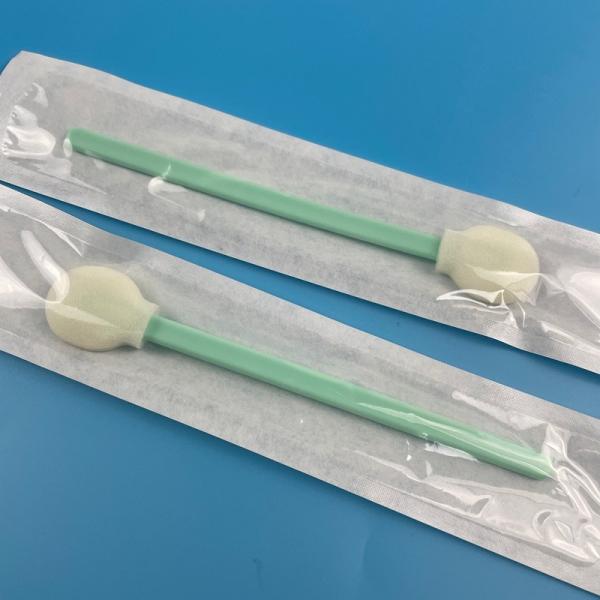 Подсказка пены круглой головы прямоугольника медицинская стерильная вытирает тампоном индивидуальный пакет