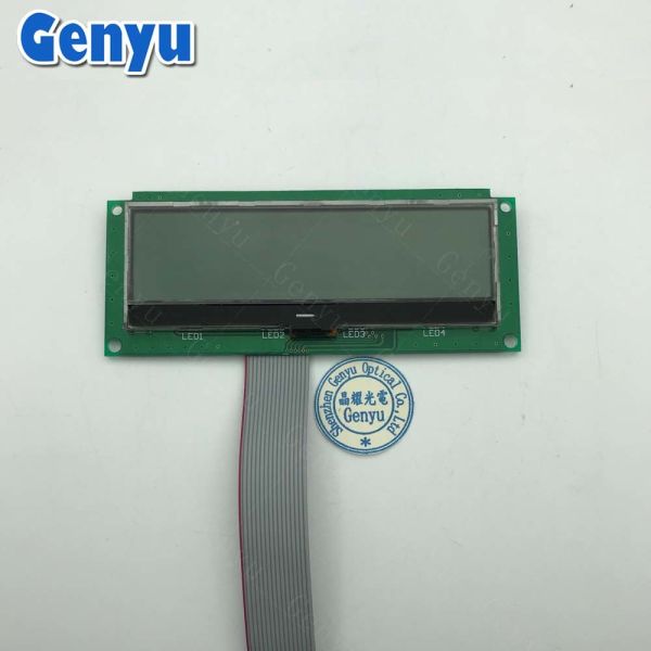 Genyu 160*32 Dot Matrix LCD Screen with ST7525 Driver IC and FSTN Positive Display for Car Applications