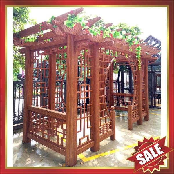 Public Pergola,grape trellis,garden grape trellis,aluminium trellis,pretty shelter and great design!