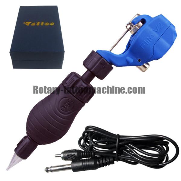 Pipe Rotary Tattoo Machine Gun Hard Plastic Shell Ego Grip For Permanent Makeup