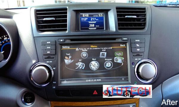 Stereo for Toyota Highlander Kluger 2008+ GPS Navigation Radio Multimedia Headunit DVD
