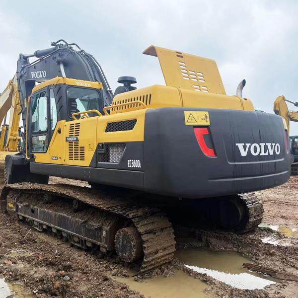 Used Volvo EC360 Excavator 1.5m3 Bucket Capacity 198KW High Efficiency