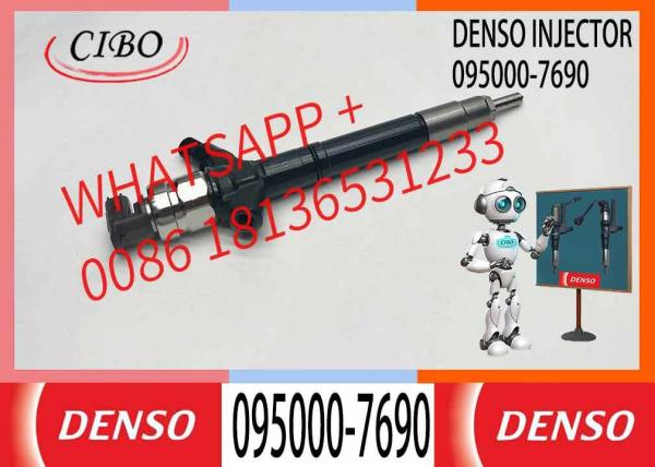 095000-7690 Nuevo inyector de combustible para ferrocarril común de alto rendimiento