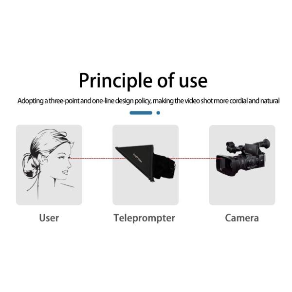 2 мм стеклянная рамка Teleprompter Kit для 24-дюймовой студии вещания и 10-30 футов расстояние