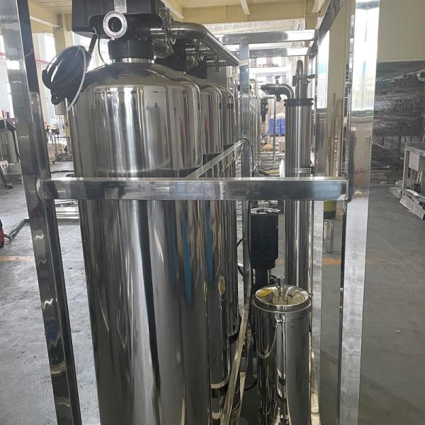 Деревянный корпус для производства чистой питьевой воды Промышленная очистная машина 500 л с фильтром RO