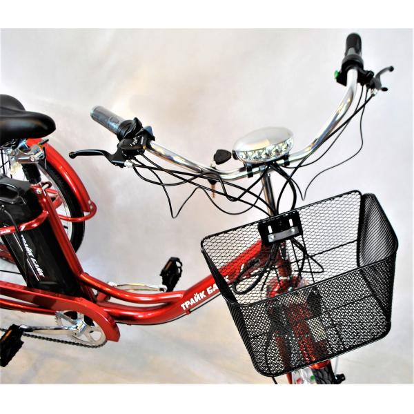 24 Rear Hub Motor Steel Frame 7speeds 36V350W 35KM/H Unisex Adult Electric Tricycles