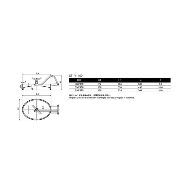 Sanitary Manhole Brewing Accessories SUS304 Stainless Steel For Beer Brewing