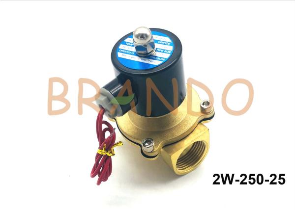 Fin pneumatique de normale de vanne électromagnétique de gaz de pétrole de l'eau d'air avec la bobine de cuivre