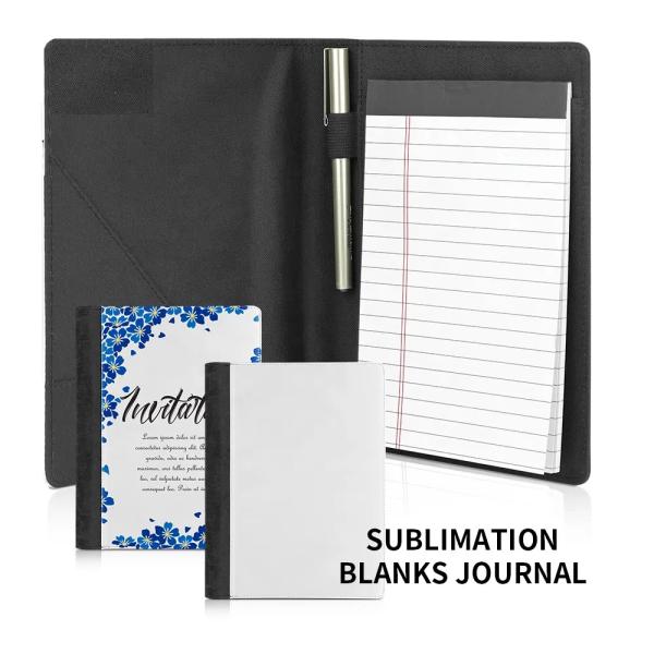 Sublimation Blank Notebook Journal Portfolio Diy Custom Logo Fabric Canvas Notepad Sublimation Notebooks