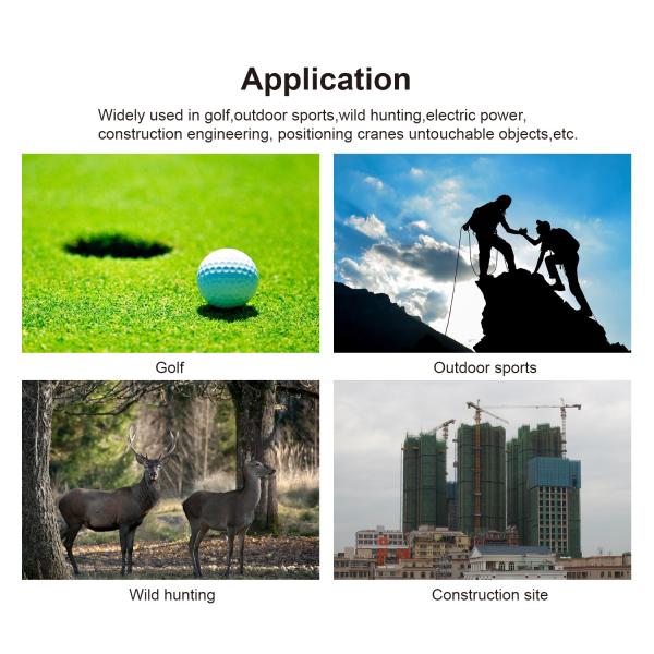 Appareil de mesure de distance de 1000 m pour la chasse en plein air