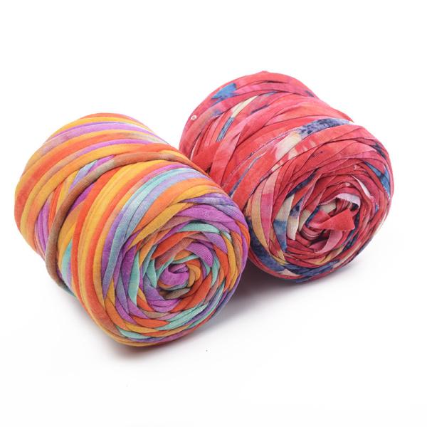 A camisa de T faz crochê o fio de lãs de confecção de malhas da viscose do fio para confecção de malhas do braço do Chenille