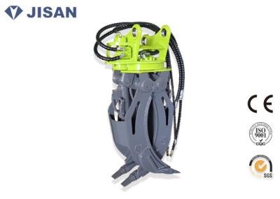 Stone Excavator Rock Grab , Excavator Rotating Grapple Fit Mini Excavator Hitachi ZX60
