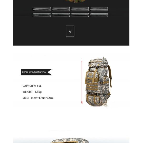 Мужская большая наружная горная скалолазание сумка для путешествий Внутренний рюкзак модный стиль