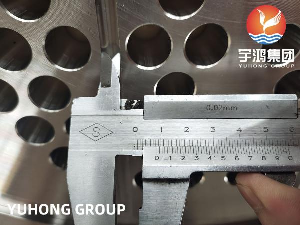 ASME SA182 F316L Floating Tube Sheet Heat Exchangers / Boiler Tube Sheet