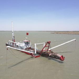 Dredger de arena de succión de corte de 2500 m3 para el dragado de arena marina