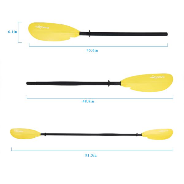 Aluminum Kayak Paddle for Water Sports Customized Design and Combo Set Offered