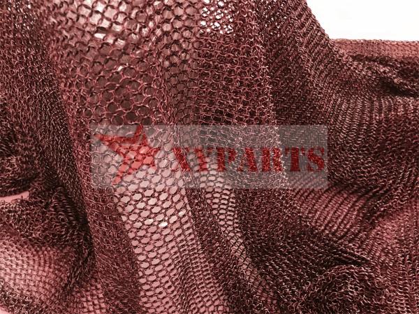 7mm e 12mm Ring Mesh Curtain For Space Decoration de aço inoxidável