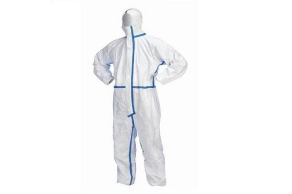 Anti Splash Safety Disposable Coverall Suit Pp Pe Material No Stimulation