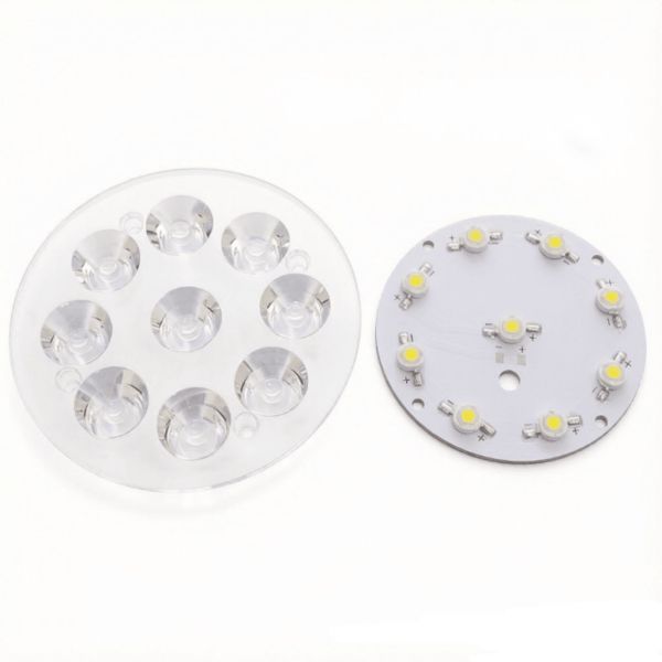 80mm Bridgelux LED PCB Module Custom Aluminum PCB Board with 350mA Constant Current Design