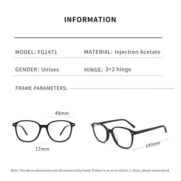 Люди женщин глаза квадрата оптические вокруг рамок Очкиes стекел ацетата слишком больших