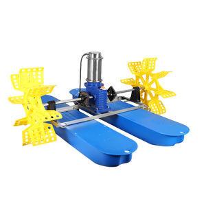 Low Noise 60dB Water Wheel Pond Aerator 10m Cable Solar Water Oxygenator