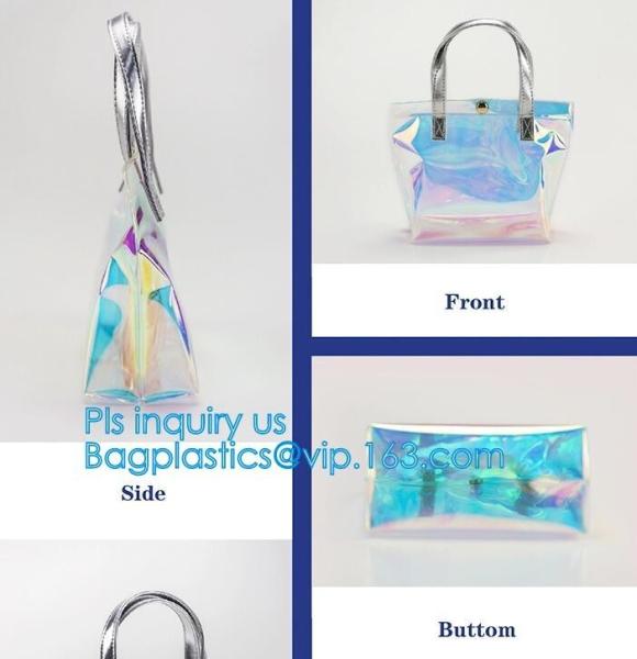 cosmetic pouch custom makeup bag, portable travel makeup bag cases bulk women handbag, Travel waterproof clear zipper co