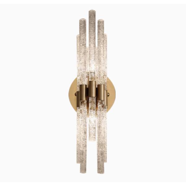 French style living room background wall crystal wall lamp corridor staircase aisle art lighting master bedroom bedside creative wall lamp
