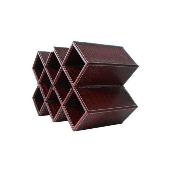 The Top Grade Leather Luxury Wine Holder For Bar And Hotel