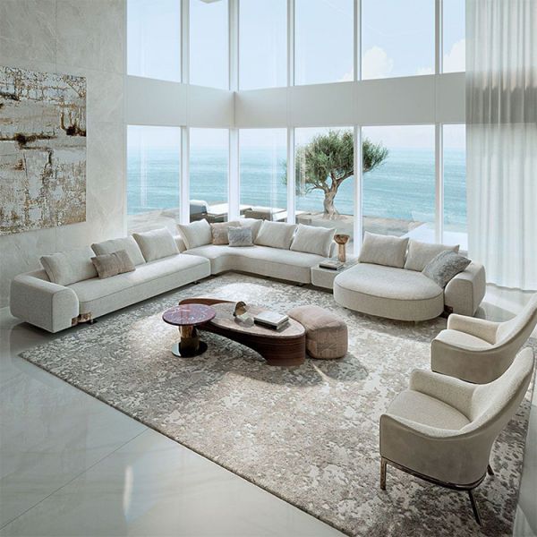 Modern Velvet Italian Sofa Set Designs Luxury 3 2 1 Seater Purple Sofa Gold Luxury Living Room Furniture Set Sofas Chesterfield