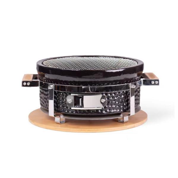 KIMSTONE Japan Original Tabletop Mini BBQ Grill Portable Easy Assembled Charcoal Round Bbq Grill Ceramic Barbecue Grill
