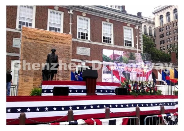 PH 10 Outdoor LED Video Screen Rental , 1R1G1B Outdoor Rental Advertising LED Screen
